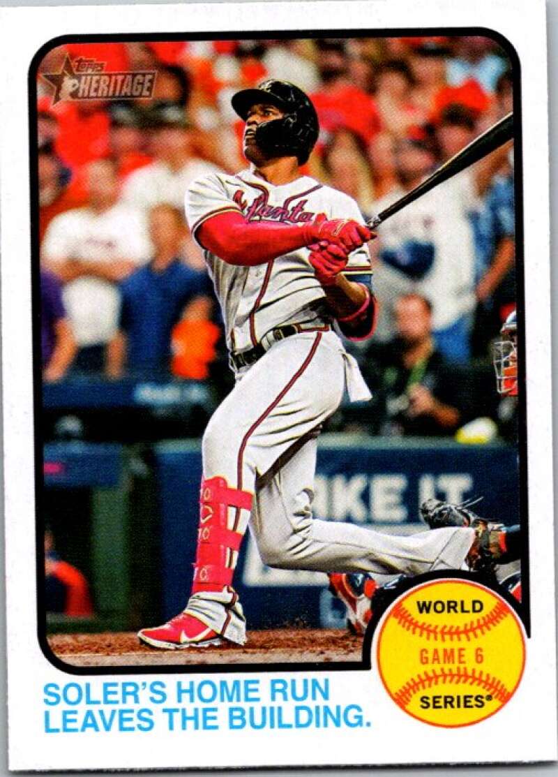 2022 Topps Heritage #209 Jorge Soler  Atlanta Braves  V92058 Image 1