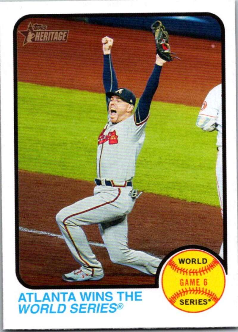 2022 Topps Heritage #210 Freddie Freeman  Atlanta Braves  V92059 Image 1