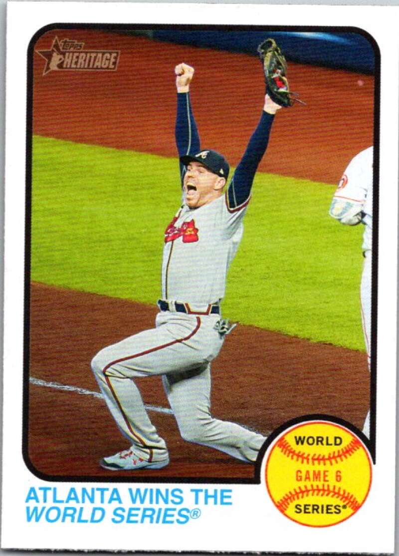 2022 Topps Heritage #210 Freddie Freeman  Atlanta Braves  V92060 Image 1