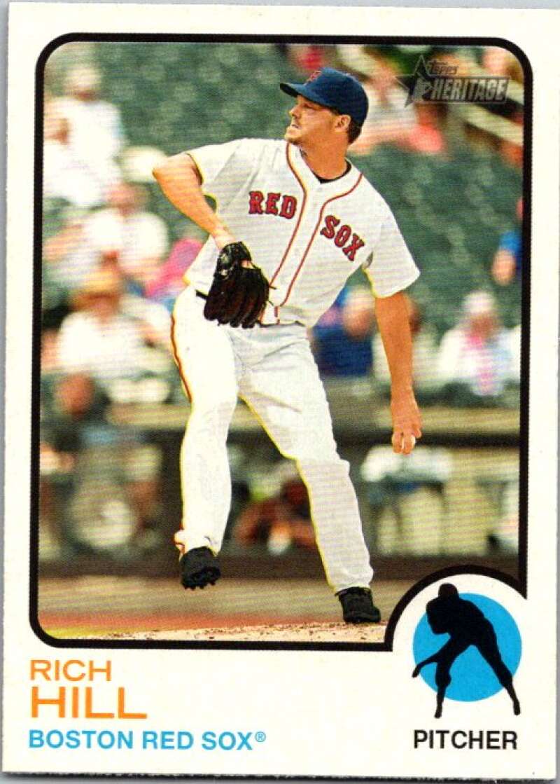 2022 Topps Heritage #212 Rich Hill  Boston Red Sox  V92061 Image 1