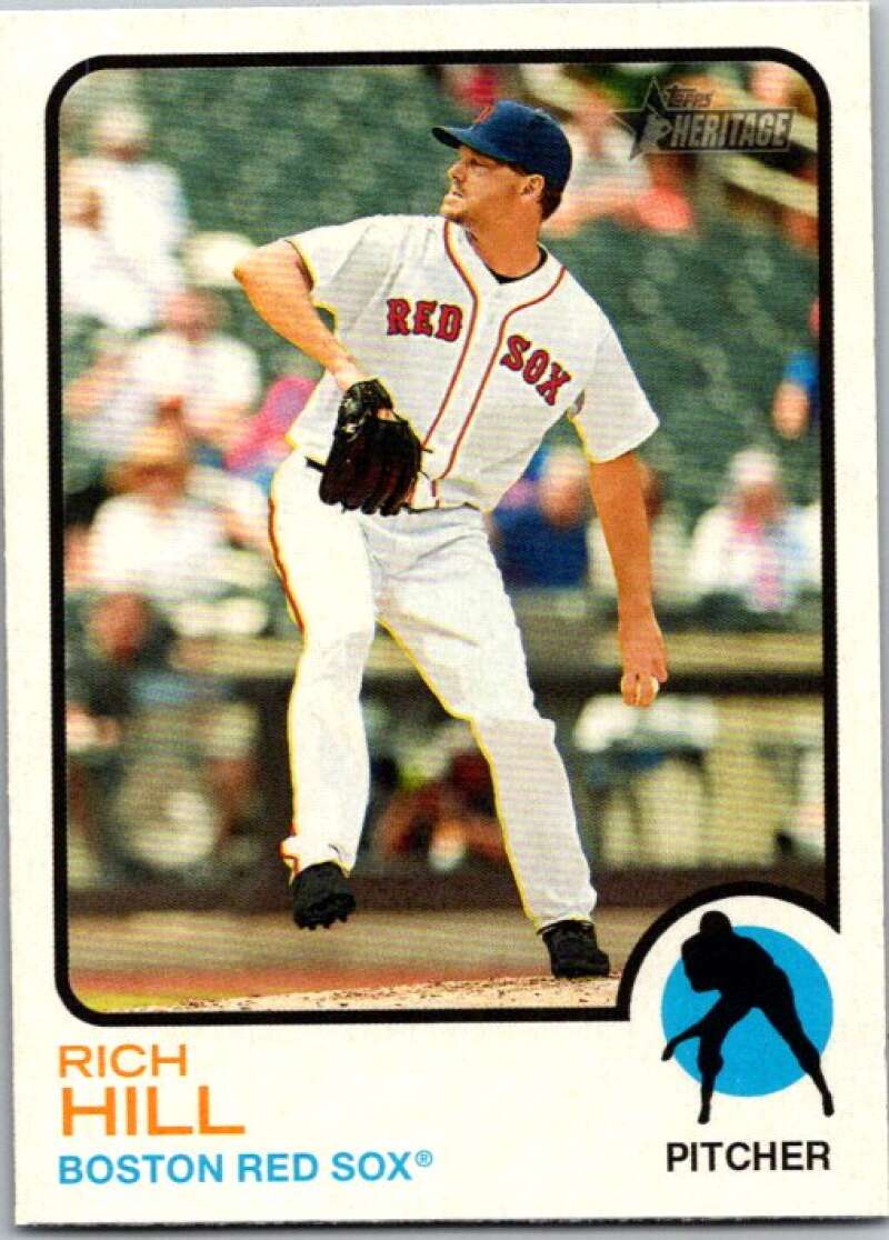 2022 Topps Heritage #212 Rich Hill  Boston Red Sox  V92062 Image 1