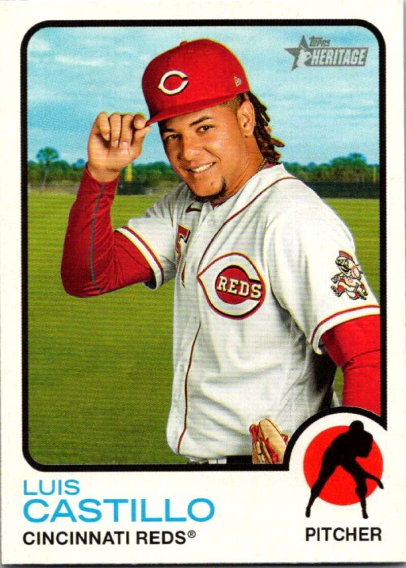 2022 Topps Heritage #215 Luis Castillo  Cincinnati Reds  V92064 Image 1