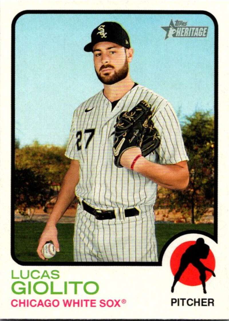 2022 Topps Heritage #216 Lucas Giolito  Chicago White Sox  V92066 Image 1