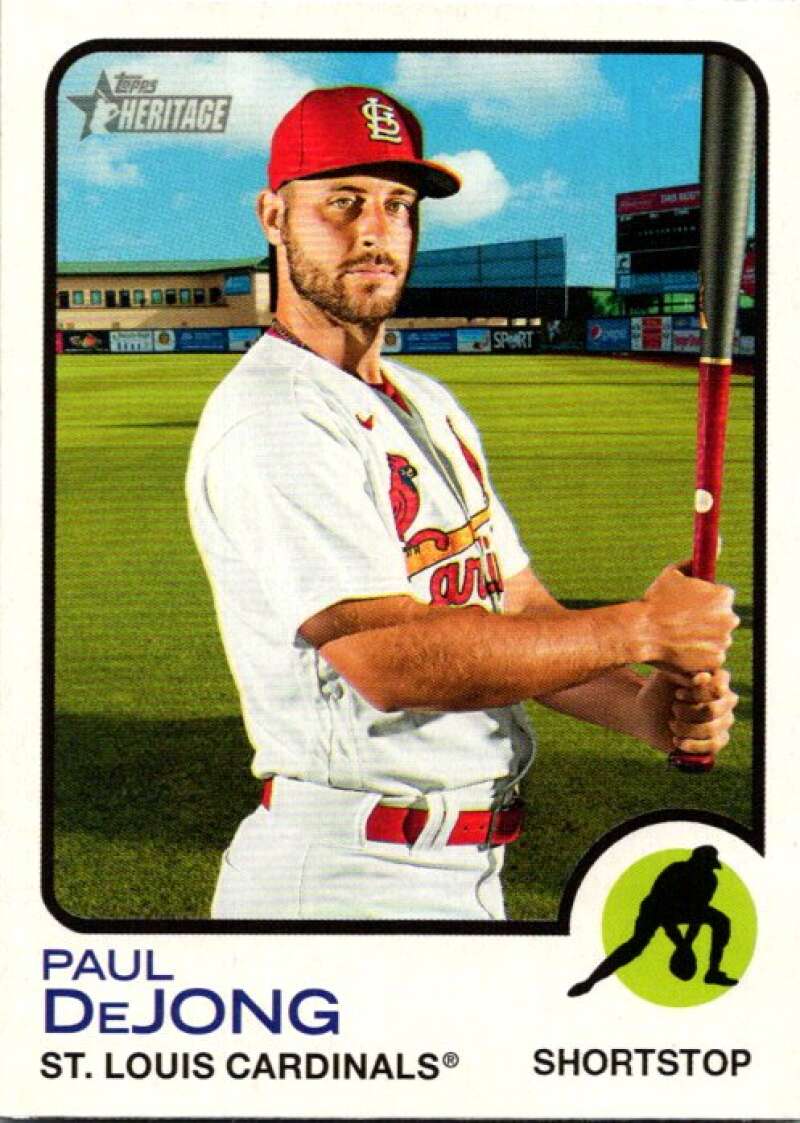 2022 Topps Heritage #220 Paul DeJong  St. Louis Cardinals  V92068 Image 1