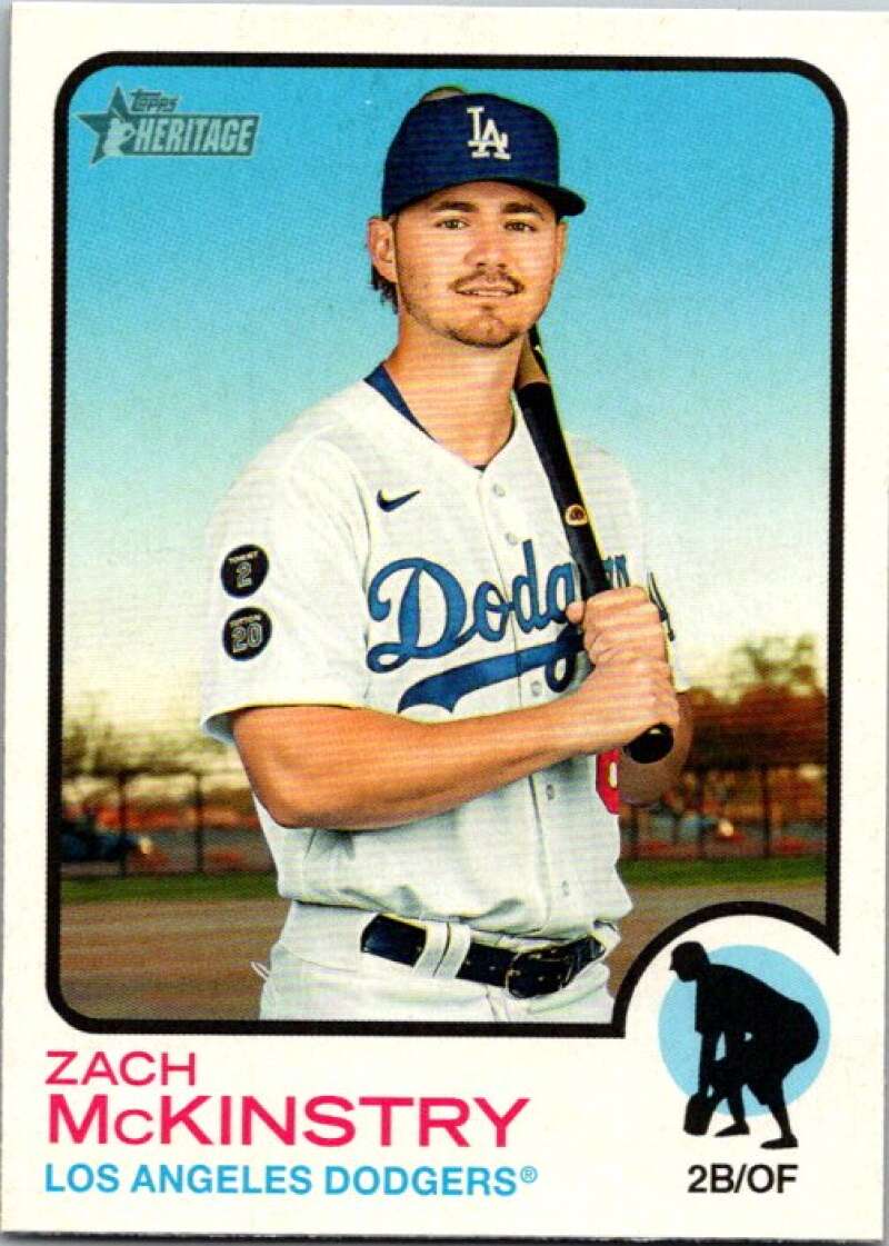 2022 Topps Heritage #222 Zach McKinstry  Los Angeles Dodgers  V92070 Image 1