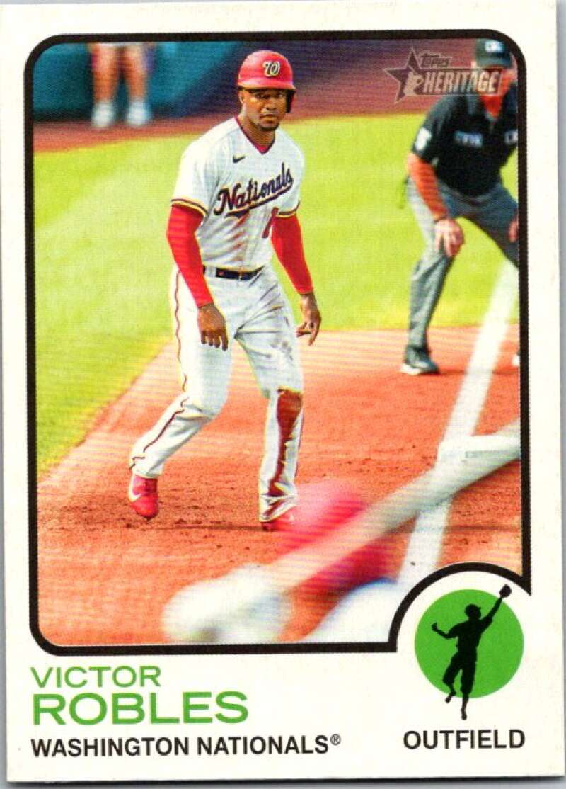 2022 Topps Heritage #229 Victor Robles  Washington Nationals  V92075 Image 1