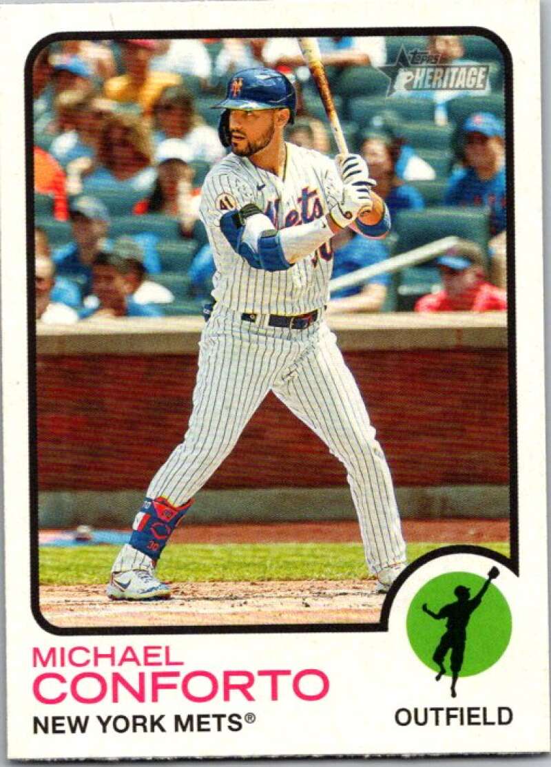 2022 Topps Heritage #231 Michael Conforto  New York Mets  V92078 Image 1