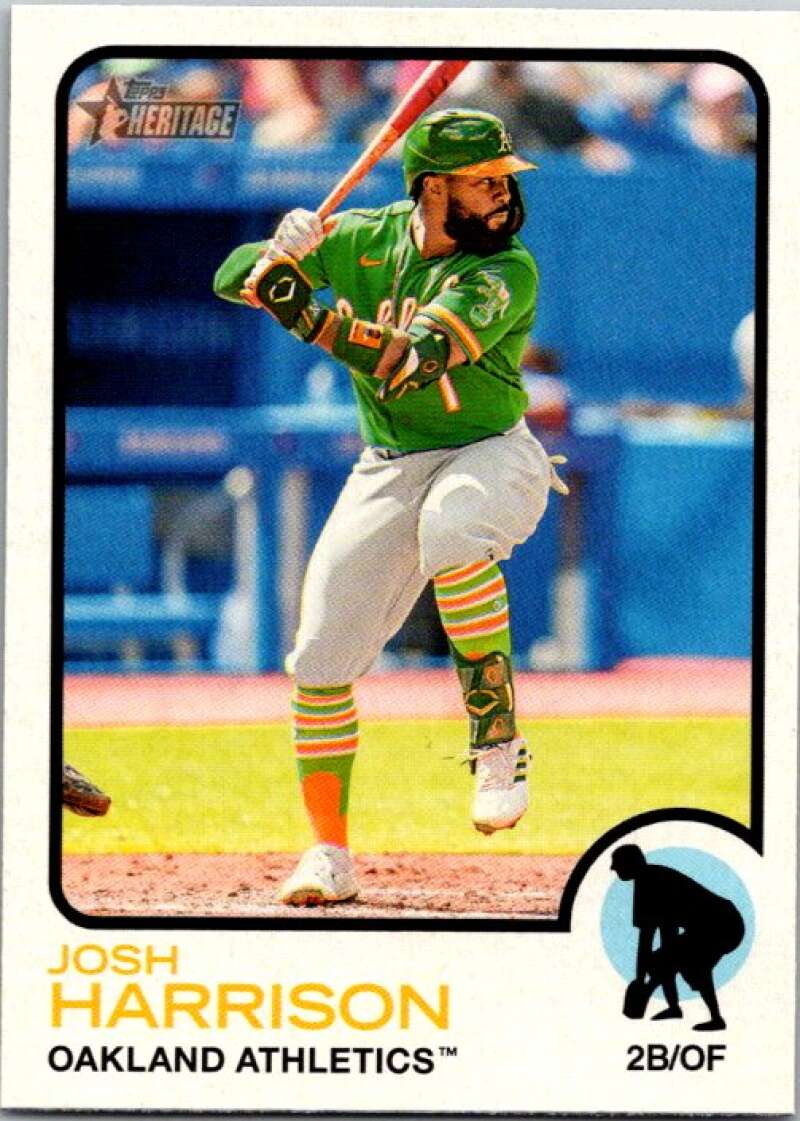 2022 Topps Heritage #233 Josh Harrison  Oakland Athletics  V92079 Image 1