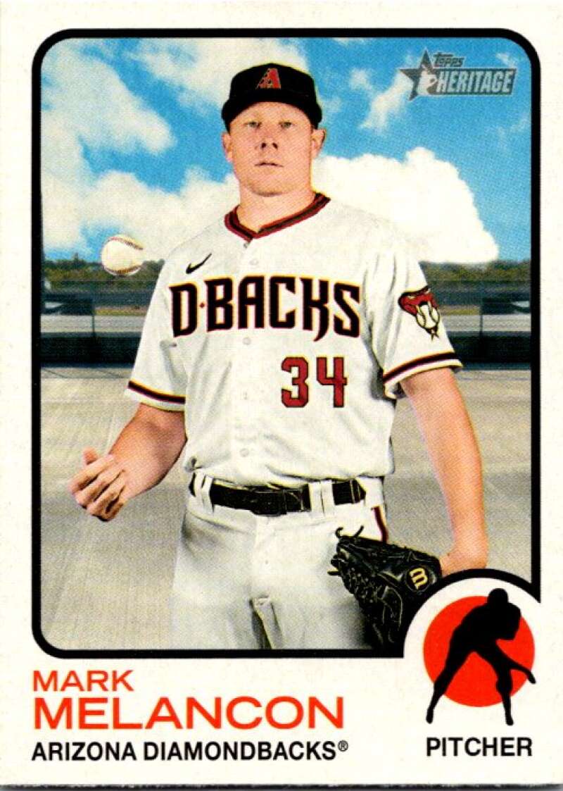 2022 Topps Heritage #234 Mark Melancon  Arizona Diamondbacks  V92080 Image 1