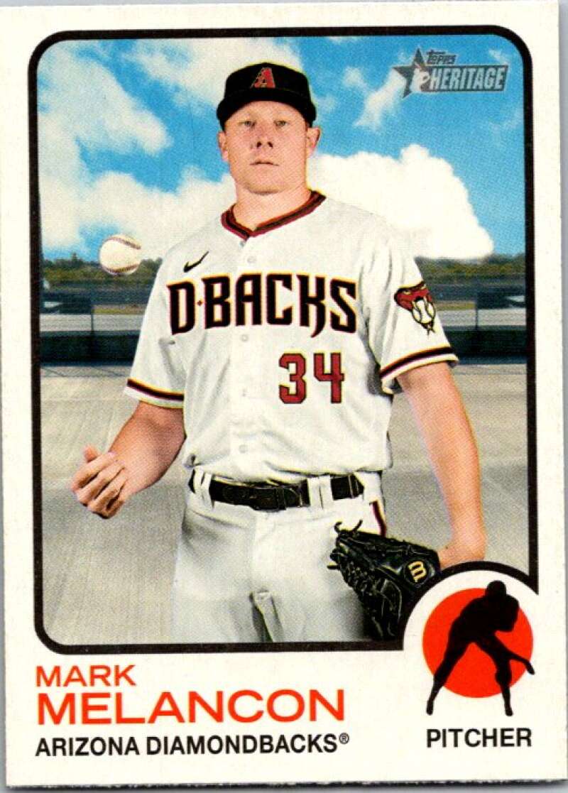 2022 Topps Heritage #234 Mark Melancon  Arizona Diamondbacks  V92081 Image 1