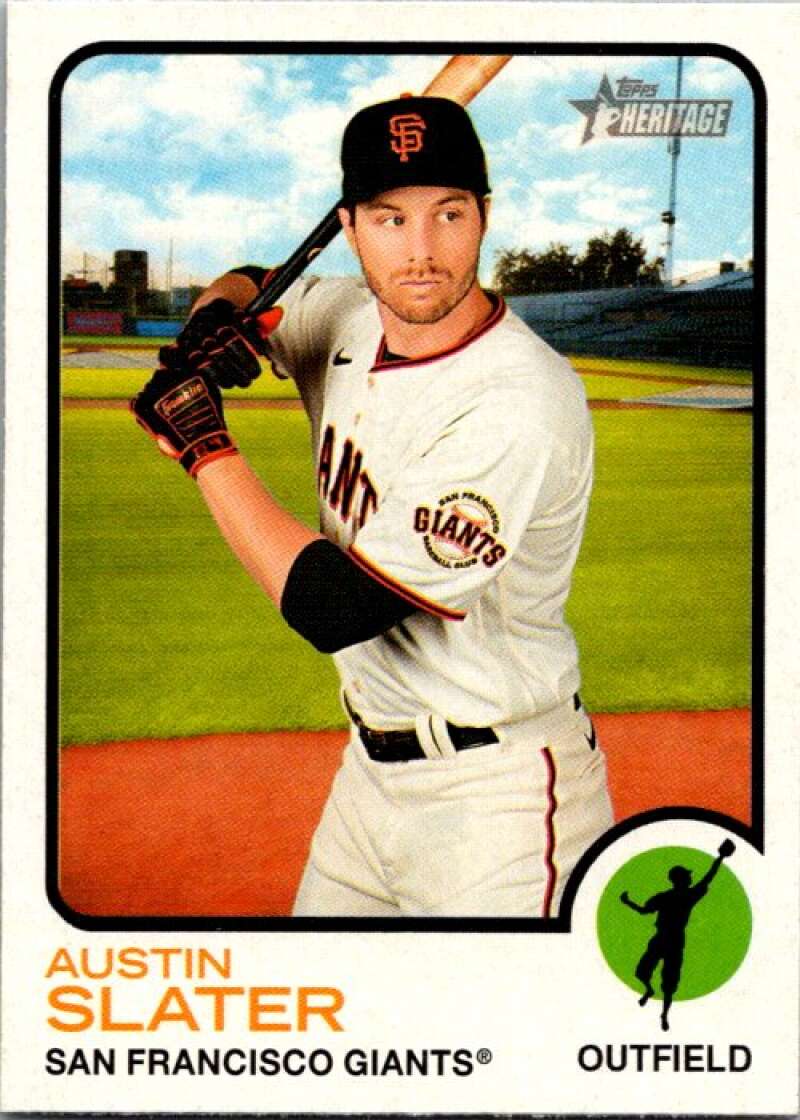 2022 Topps Heritage #236 Austin Slater  San Francisco Giants  V92083 Image 1