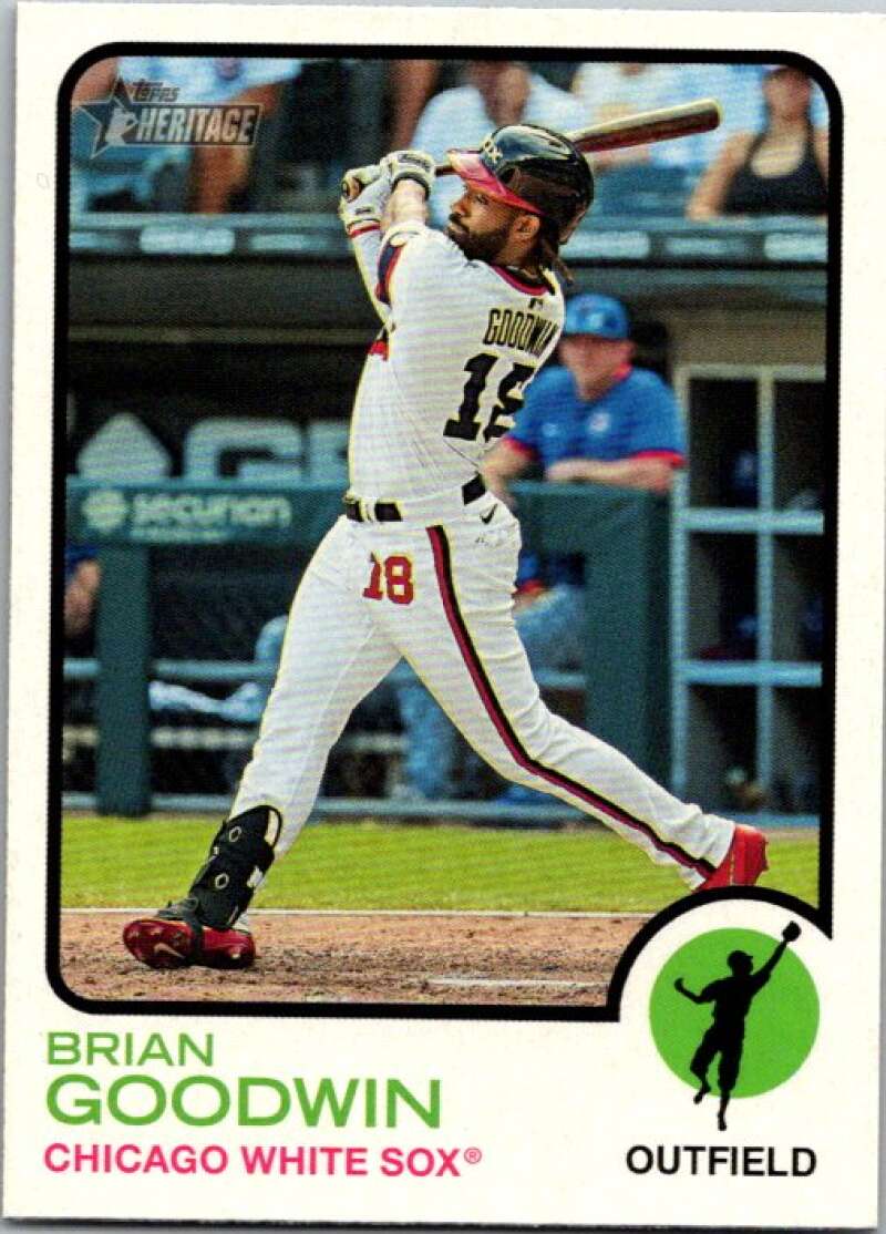 2022 Topps Heritage #239 Brian Goodwin  Chicago White Sox  V92086 Image 1