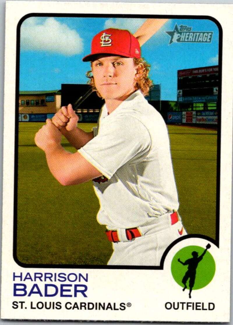 2022 Topps Heritage #243 Harrison Bader  St. Louis Cardinals  V92089 Image 1