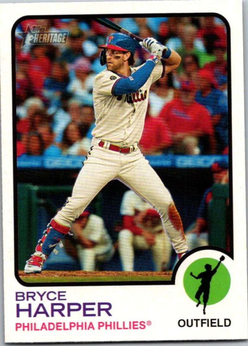 2022 Topps Heritage #245 Bryce Harper  Philadelphia Phillies  V92091 Image 1