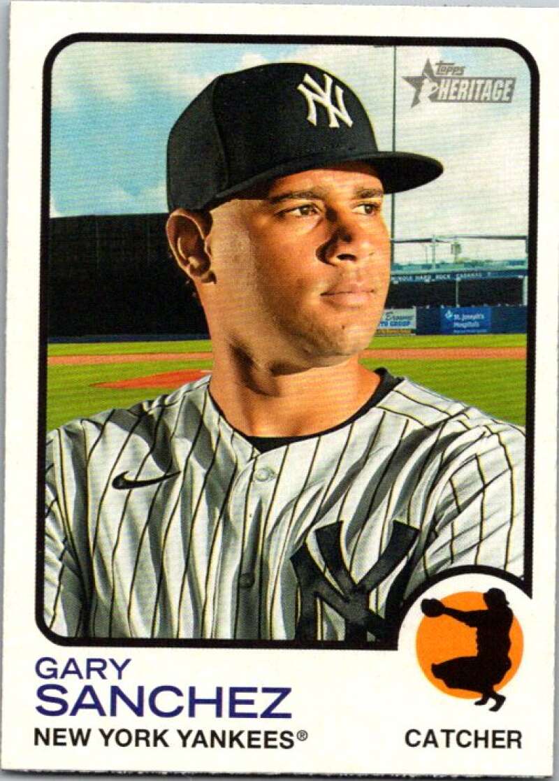 2022 Topps Heritage #258 Gary Sanchez  New York Yankees  V92098 Image 1