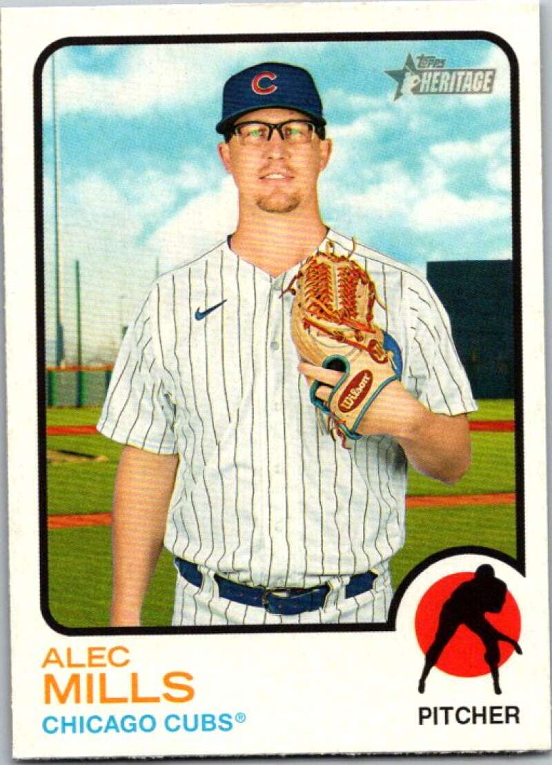 2022 Topps Heritage #263 Alec Mills  Chicago Cubs  V92101 Image 1