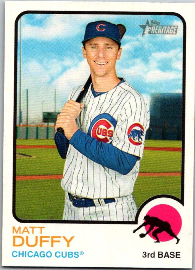 2022 Topps Heritage #265 Matt Duffy  Chicago Cubs  V92104 Image 1