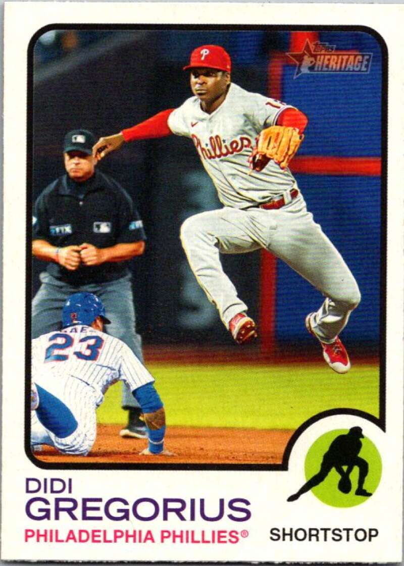2022 Topps Heritage #285 Didi Gregorius  Philadelphia Phillies  V92112 Image 1