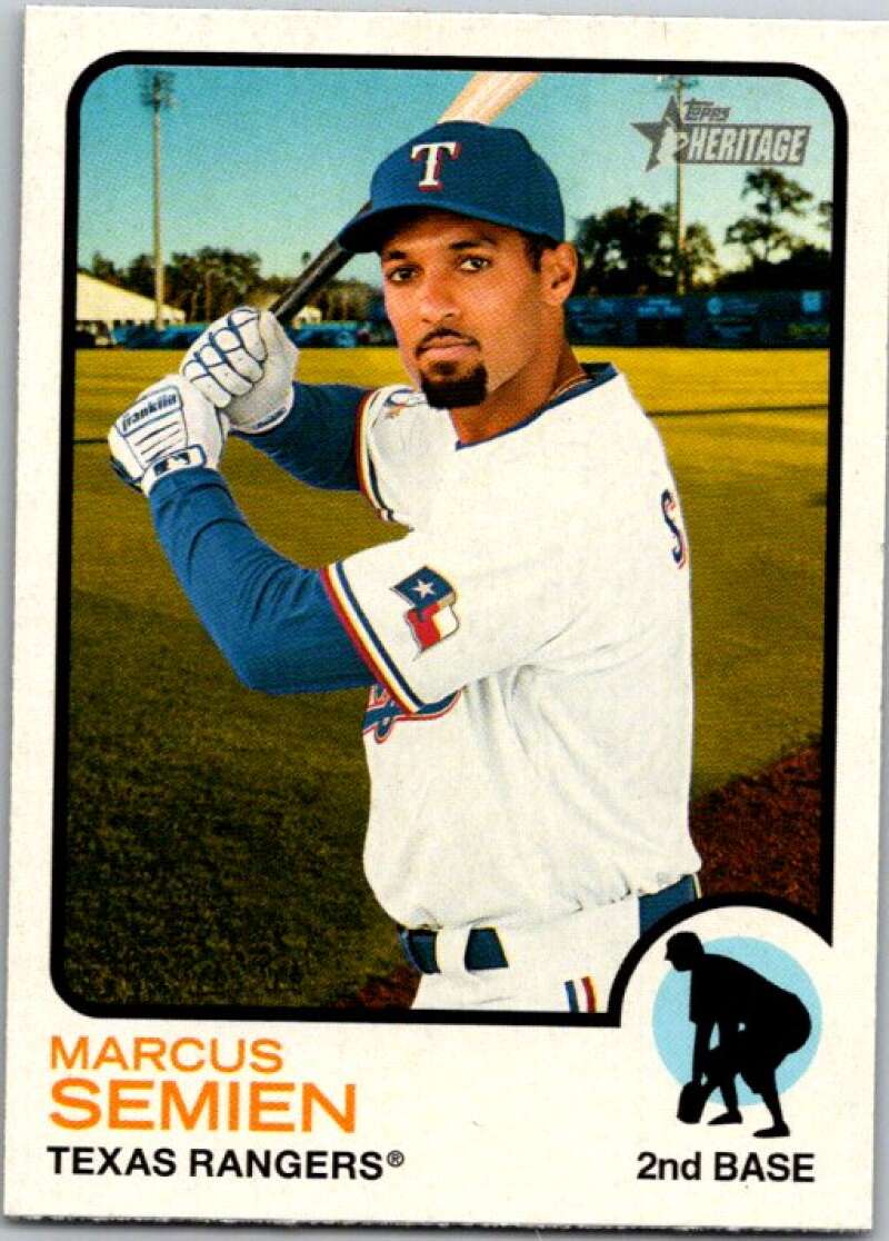 2022 Topps Heritage #286 Marcus Semien  Texas Rangers  V92113 Image 1