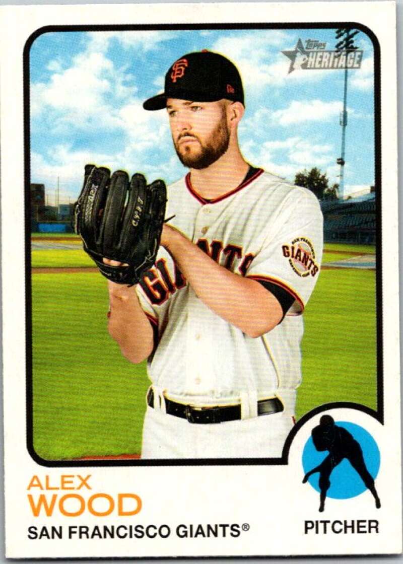 2022 Topps Heritage #290 Alex Wood  San Francisco Giants  V92118 Image 1