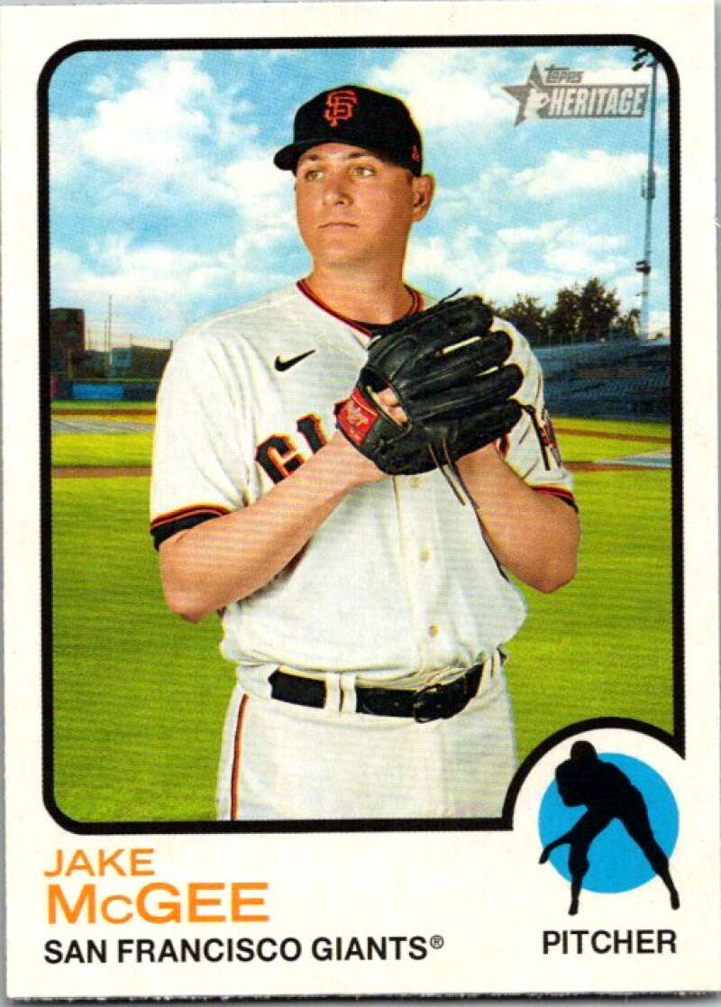 2022 Topps Heritage #293 Jake McGee  San Francisco Giants  V92120 Image 1