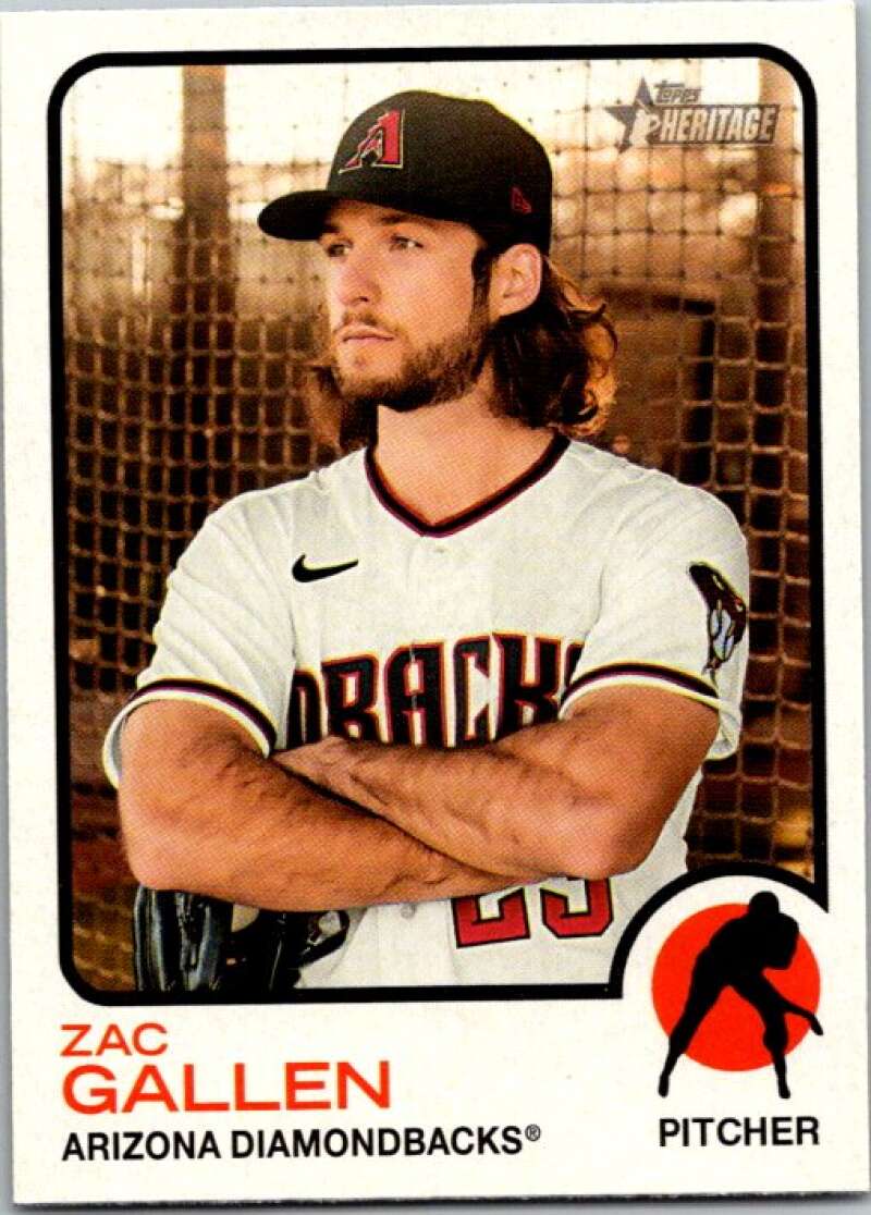 2022 Topps Heritage #294 Zac Gallen  Arizona Diamondbacks  V92121 Image 1