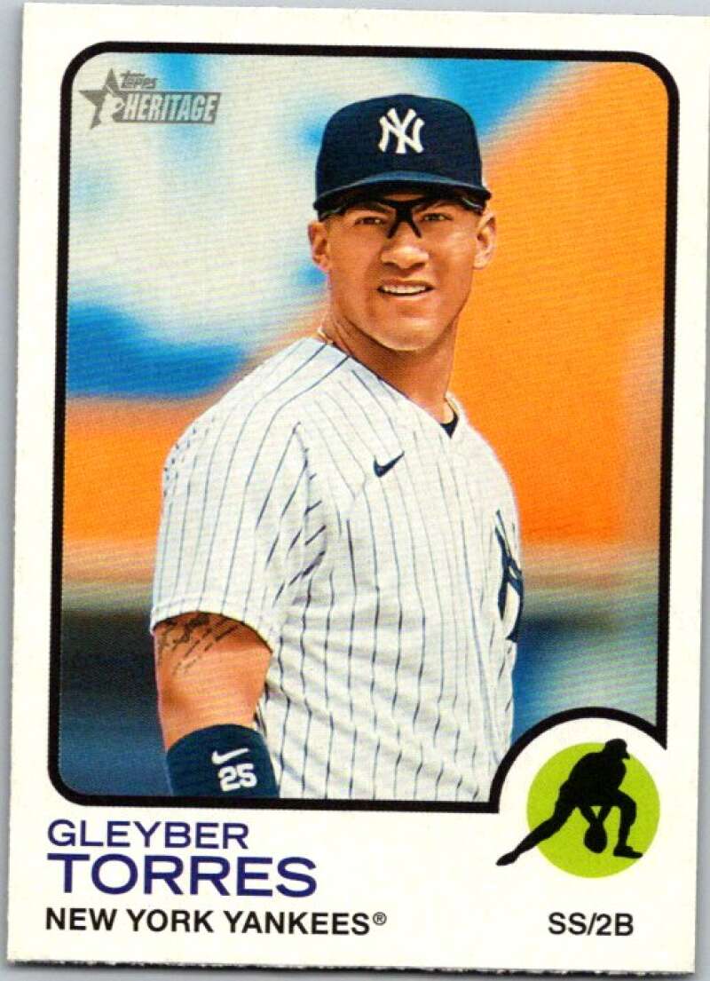2022 Topps Heritage #299 Gleyber Torres  New York Yankees  V92125 Image 1