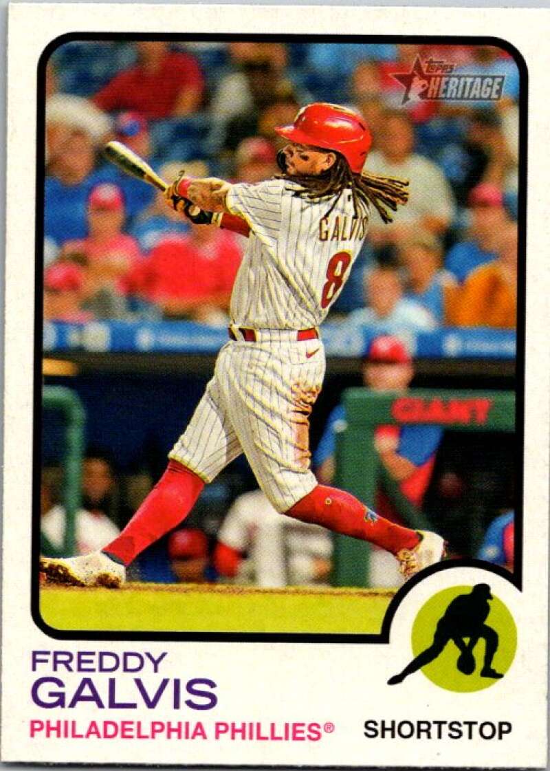 2022 Topps Heritage #302 Freddy Galvis  Philadelphia Phillies  V92127 Image 1