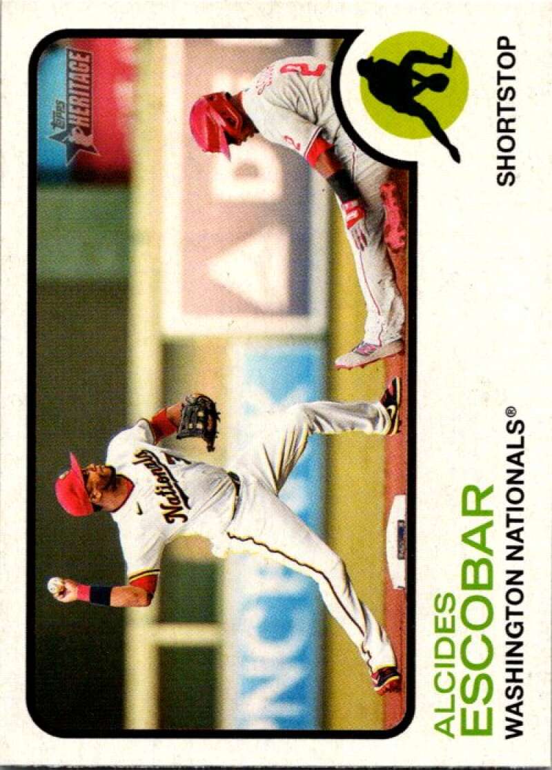 2022 Topps Heritage #308 Alcides Escobar  Washington Nationals  V92131 Image 1