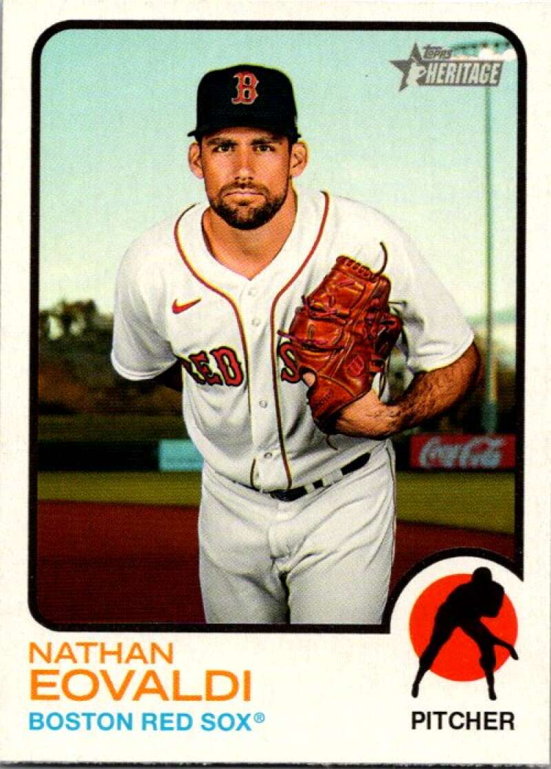 2022 Topps Heritage #311 Nathan Eovaldi  Boston Red Sox  V92135 Image 1