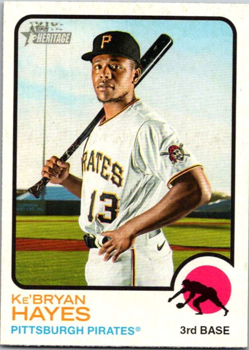 2022 Topps Heritage #318 Ke'Bryan Hayes  Pittsburgh Pirates  V92144 Image 1