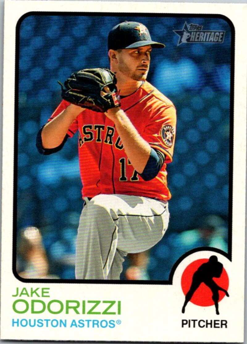 2022 Topps Heritage #320 Jake Odorizzi  Houston Astros  V92146 Image 1