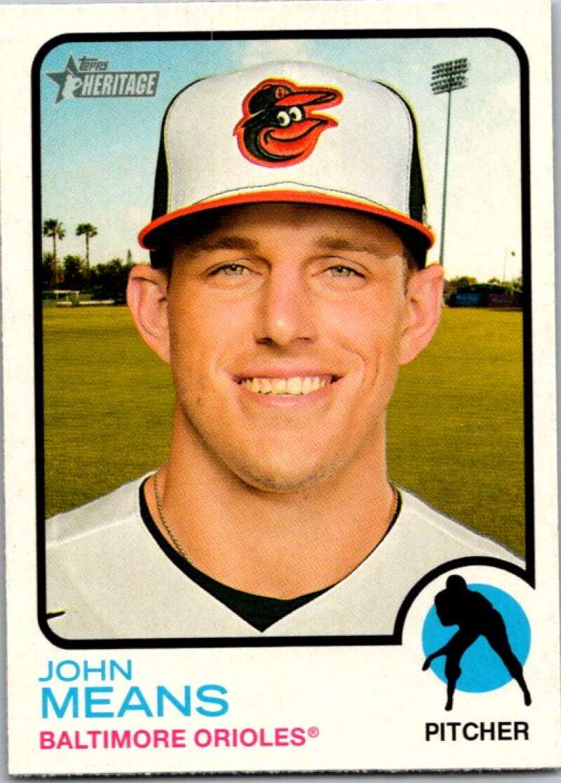 2022 Topps Heritage #325 John Means  Baltimore Orioles  V92151 Image 1