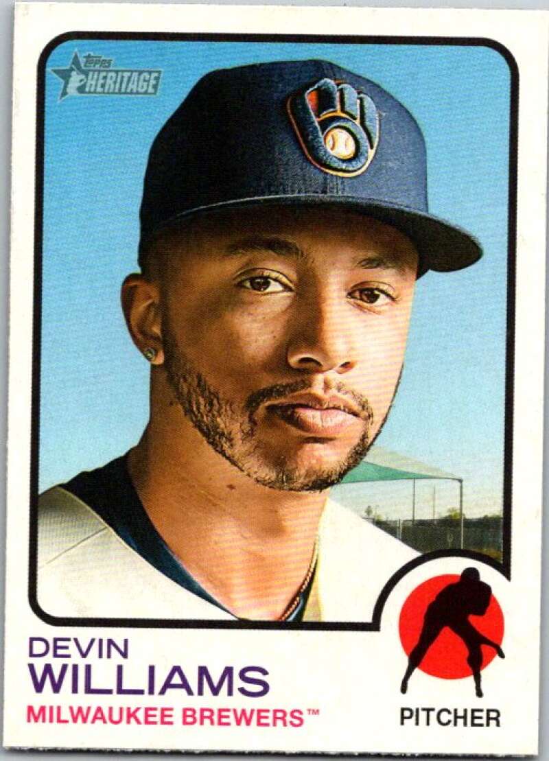 2022 Topps Heritage #329 Devin Williams  Milwaukee Brewers  V92156 Image 1