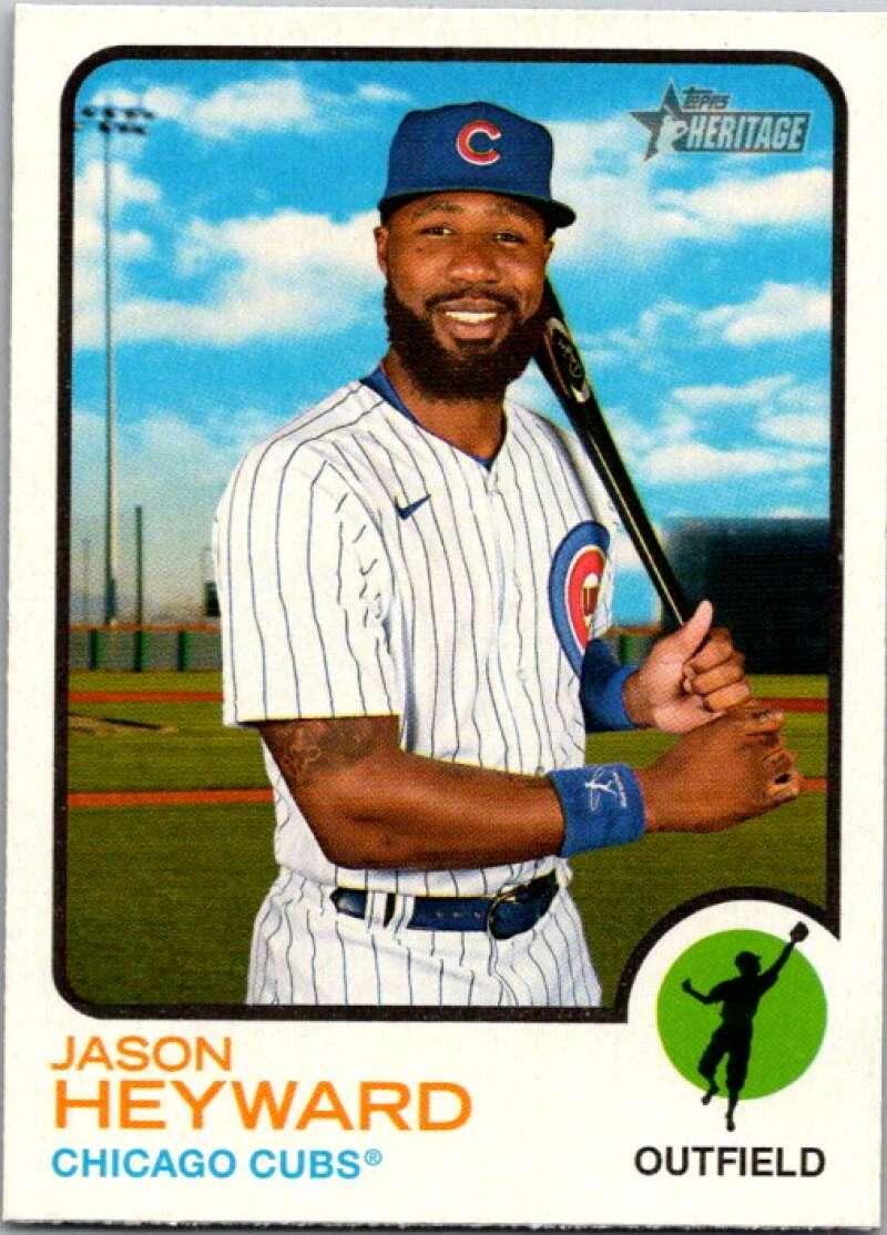 2022 Topps Heritage #332 Jason Heyward  Chicago Cubs  V92159 Image 1