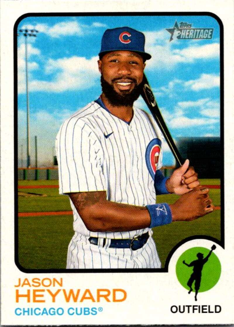 2022 Topps Heritage #332 Jason Heyward  Chicago Cubs  V92160 Image 1