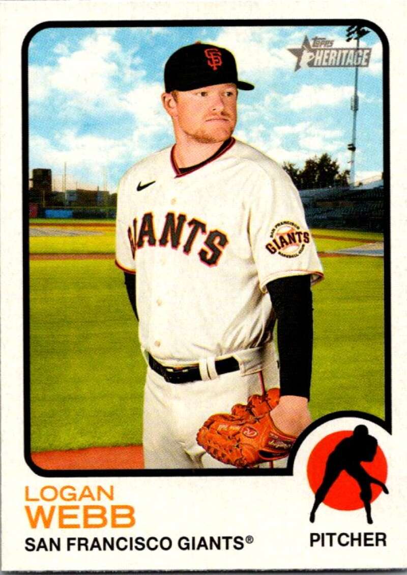 2022 Topps Heritage #358 Logan Webb  San Francisco Giants  V92181 Image 1