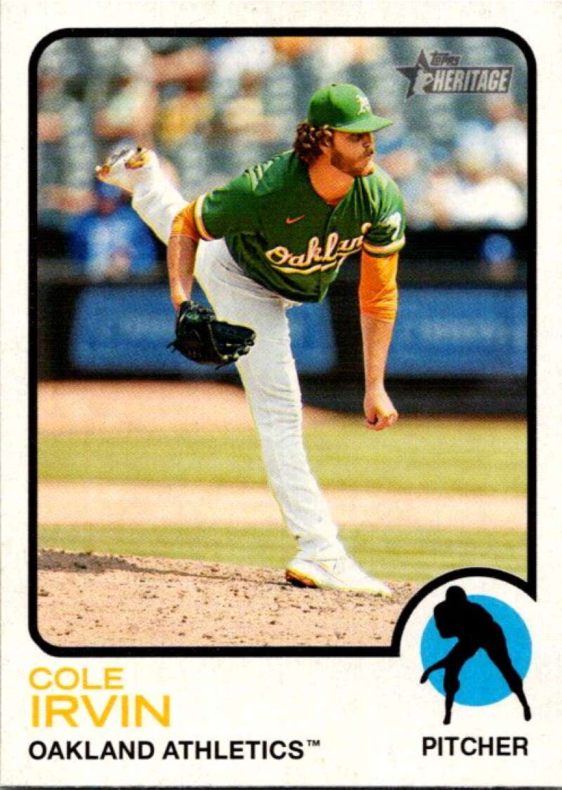 2022 Topps Heritage #360 Cole Irvin  Oakland Athletics  V92183 Image 1
