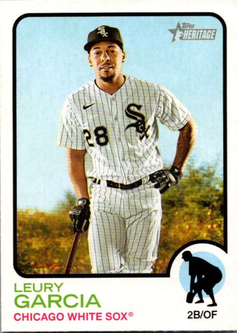 2022 Topps Heritage #380 Leury Garcia  Chicago White Sox  V92197 Image 1