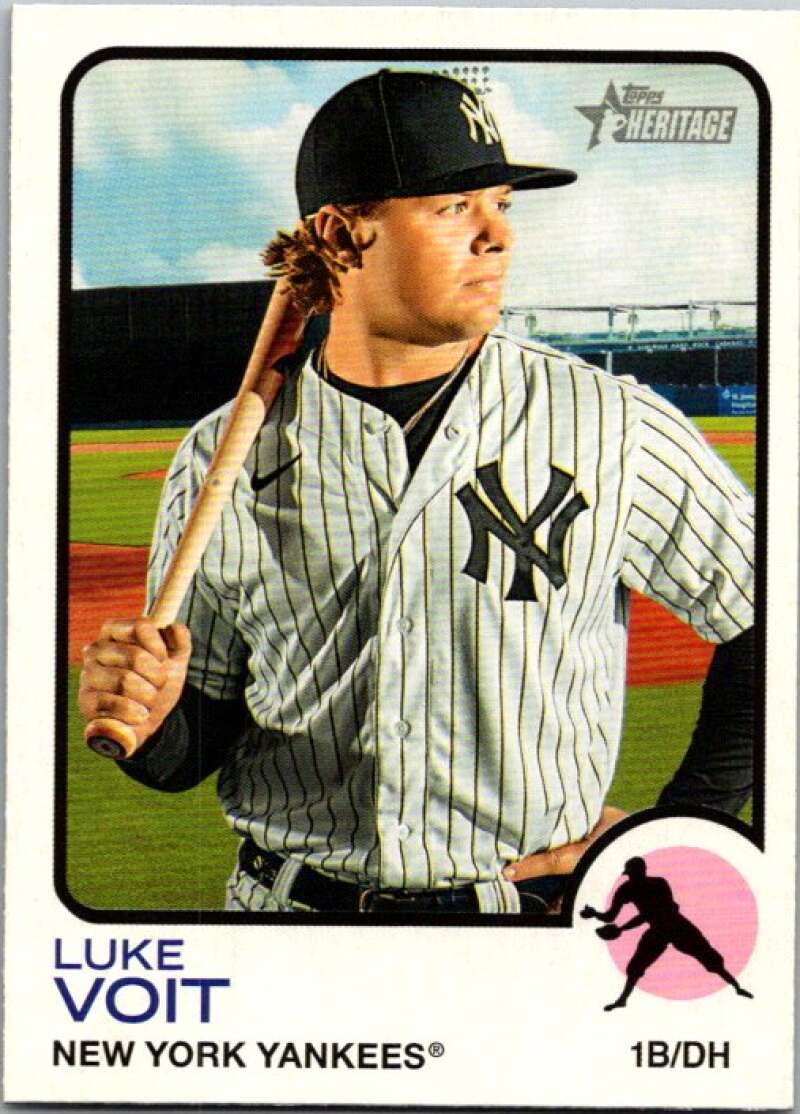 2022 Topps Heritage #385 Luke Voit  New York Yankees  V92201 Image 1