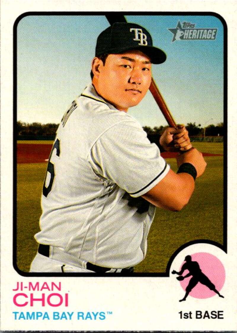 2022 Topps Heritage #393 Ji-Man Choi  Tampa Bay Rays  V92205 Image 1
