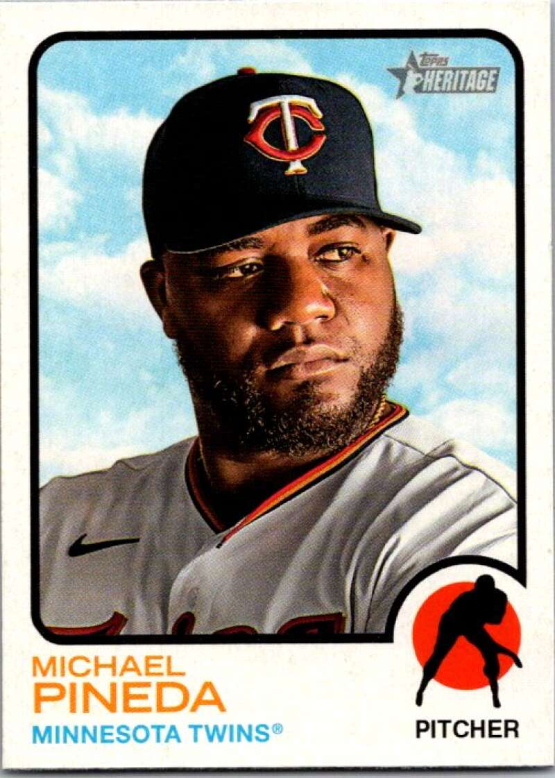 2022 Topps Heritage #395 Michael Pineda  Minnesota Twins  V92206 Image 1