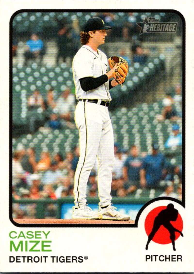 2022 Topps Heritage #398 Casey Mize  Detroit Tigers  V92208 Image 1