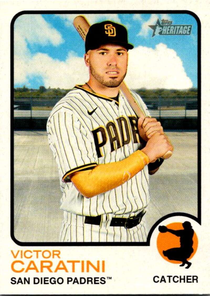 2022 Topps Heritage #422 Victor Caratini High Number Short Print  V92216 Image 1