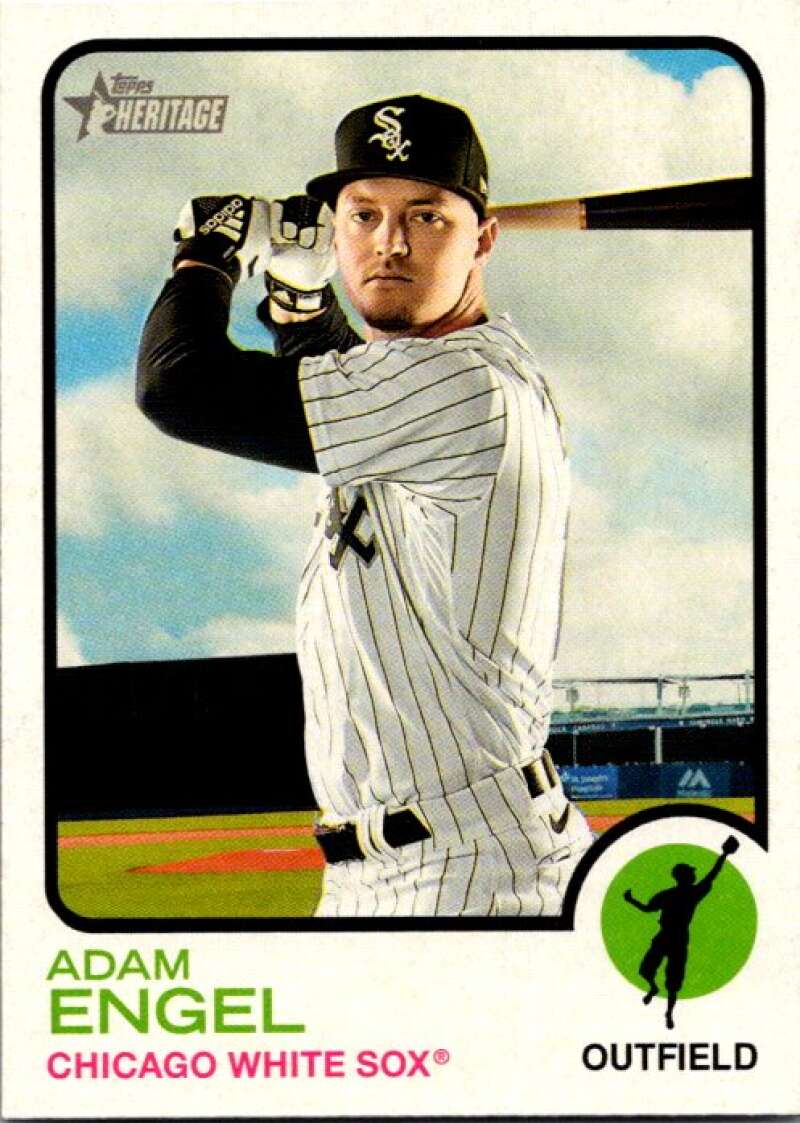 2022 Topps Heritage #445 Adam Engel High Number Short Print  V92217 Image 1