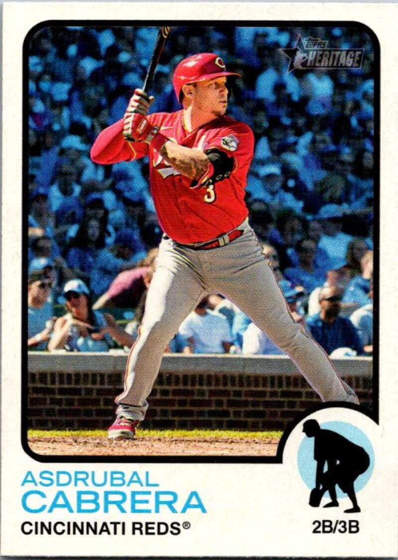 2022 Topps Heritage #484 Asdrubal Cabrera High Number Short Print  V92219 Image 1