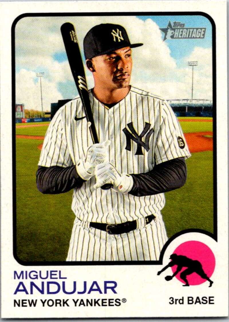 2022 Topps Heritage #493 Miguel Andujar High Number Short Print  V92221 Image 1