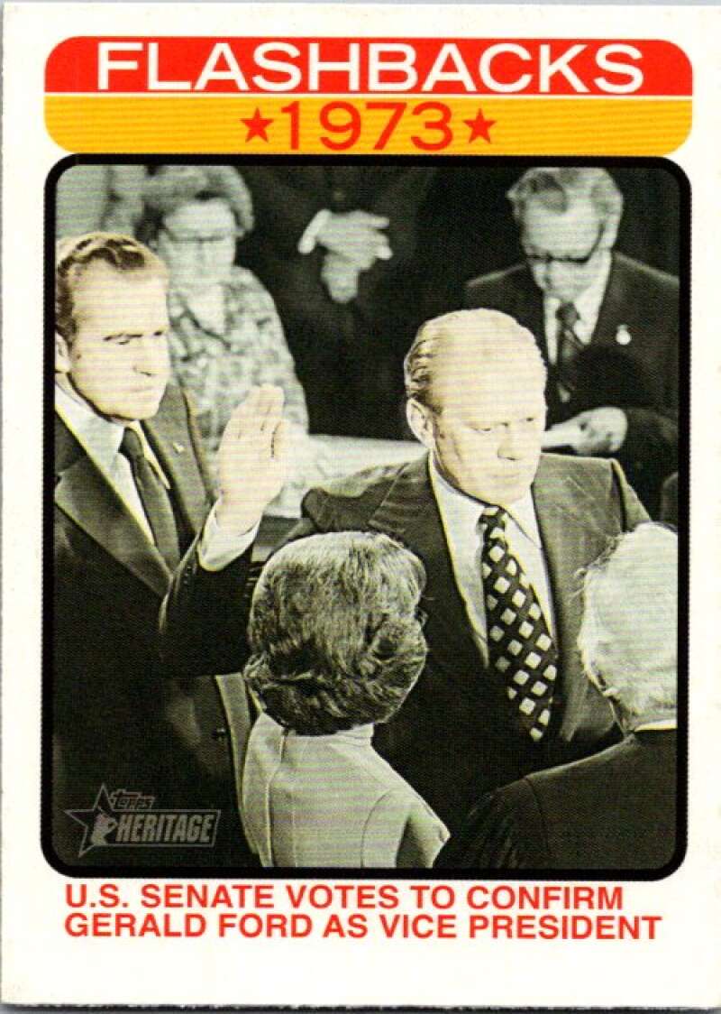 2022 Topps Heritage News Flashbacks #NF-7 US Senate Votes  V92223 Image 1