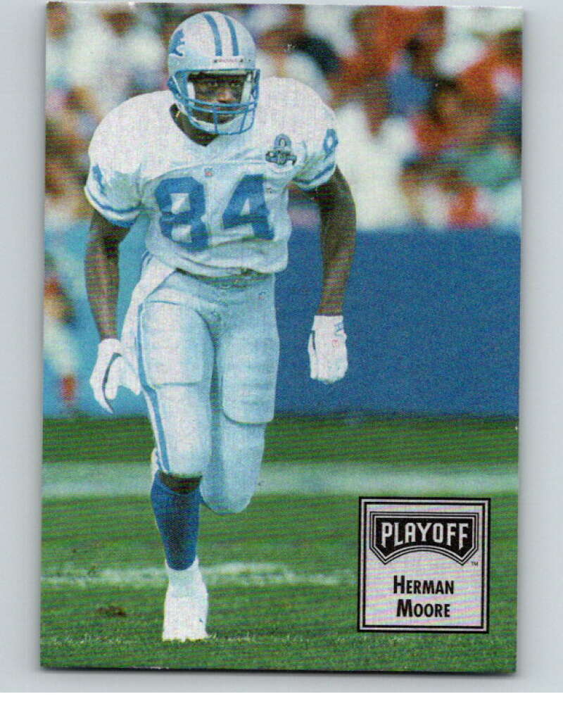 1993 Playoff Contenders #4 Herman Moore  Detroit Lions  V92594 Image 1