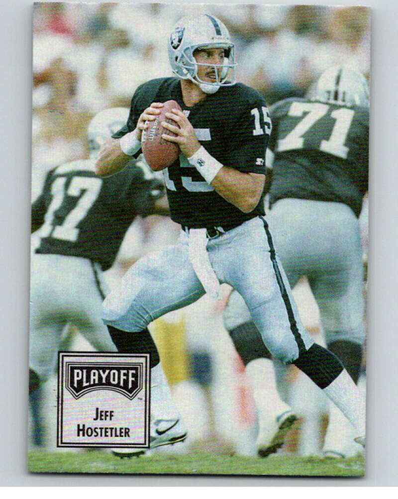 1993 Playoff Contenders #9 Jeff Hostetler  Los Angeles Raiders  V92599 Image 1